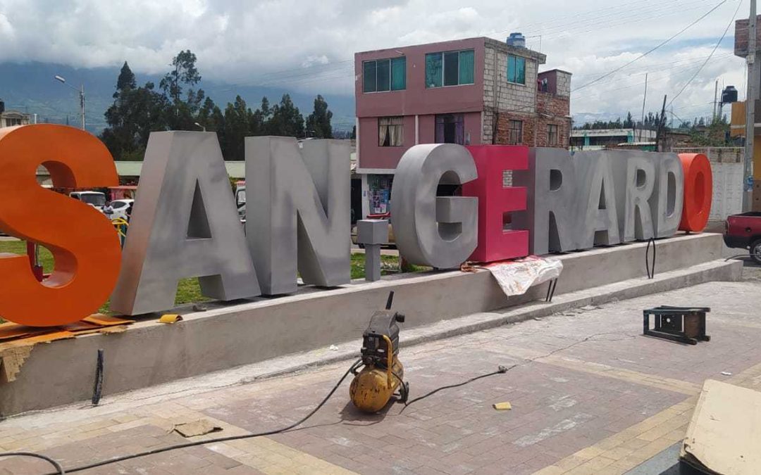 Diseño e Implementación de las Letras Corporativas de la Parroquia San Gerardo